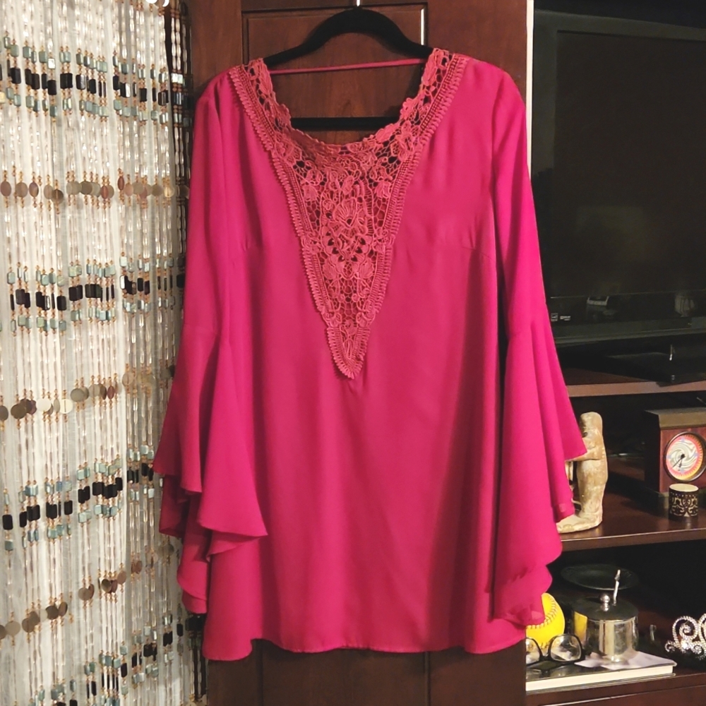 ark & Co Red Blouse